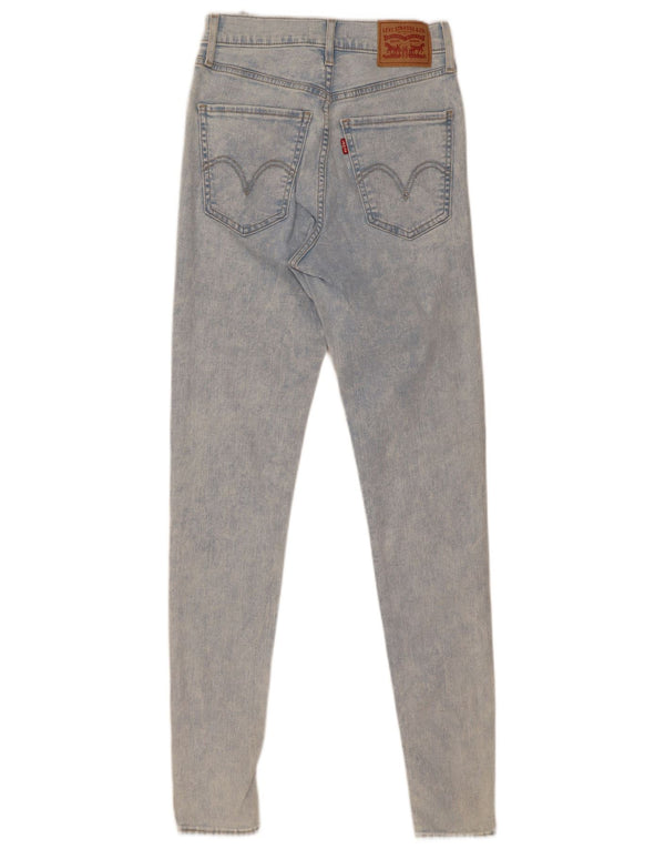Calça jeans feminina Levi's Mile High Super Skinny W26 L30 azul algodão