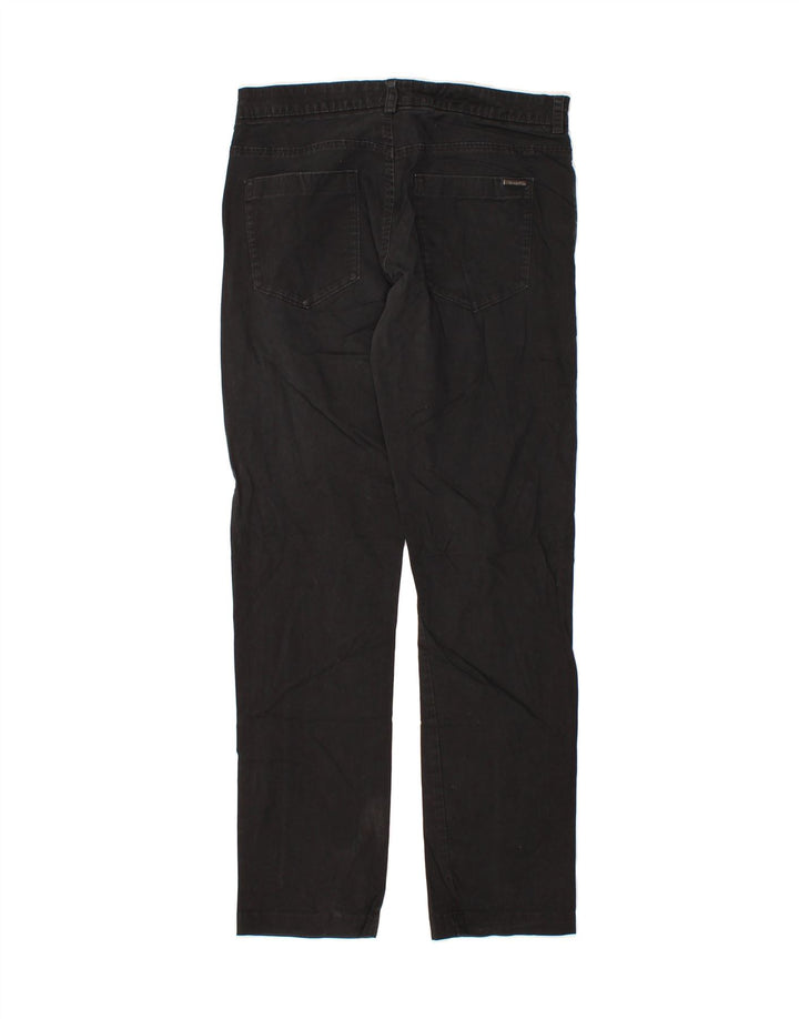 CALVIN KLEIN Womens Straight Casual Trousers W30 L32 Black Vintage Calvin Klein and Second-Hand Calvin Klein from Messina Hembry 