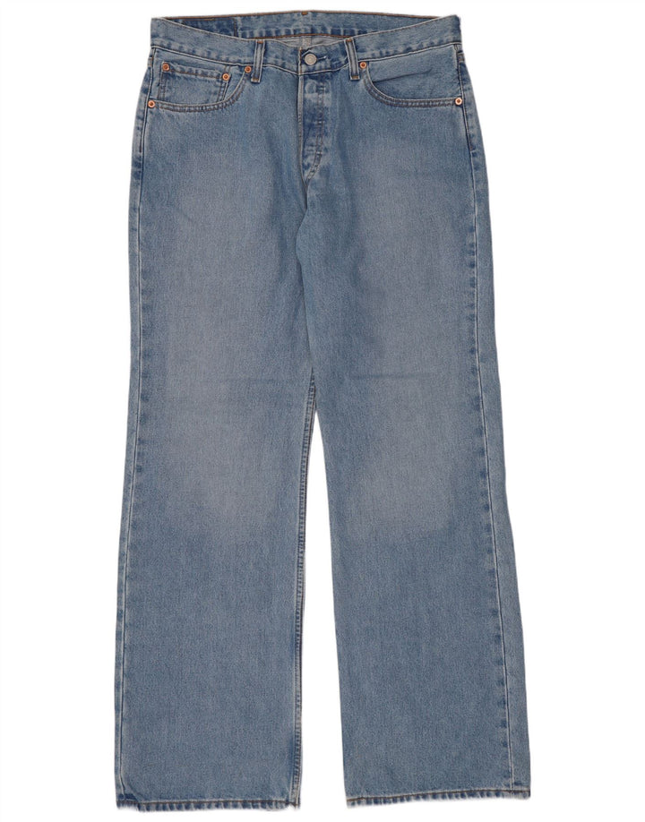 Levi's Masculino 527 Bootcut Jeans W34 L32 Azul Algodão