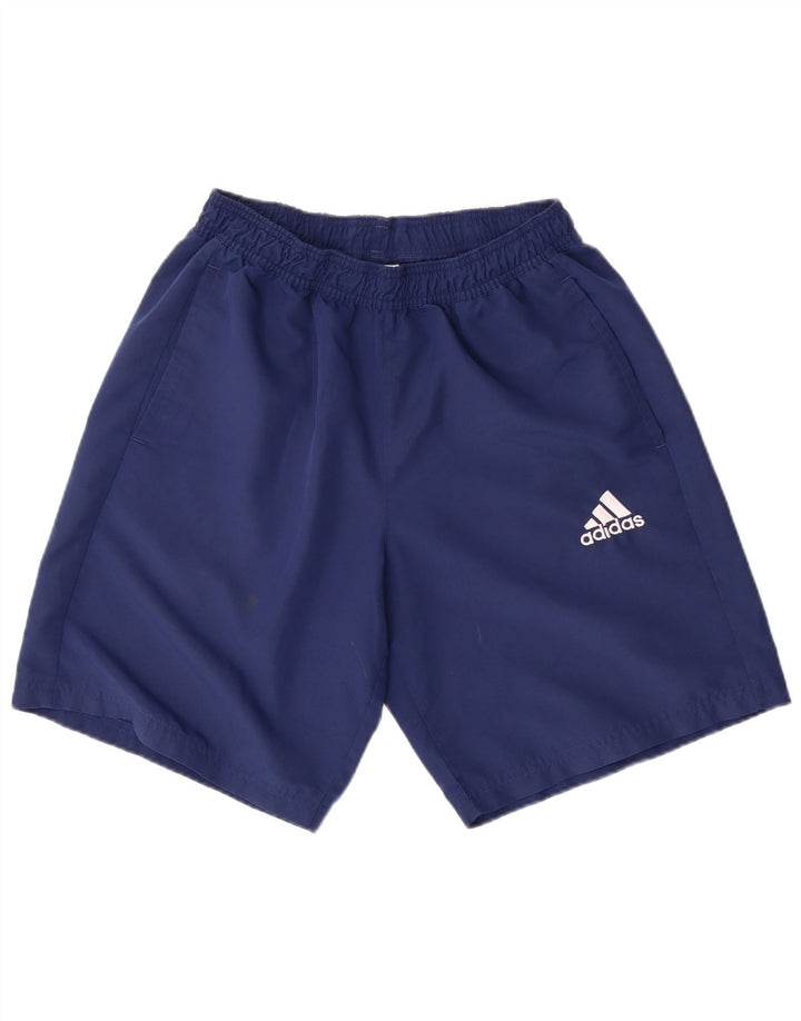 ADIDAS Mens Sport Shorts Médio Azul Marinho Poliéster
