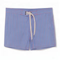 Shorts de natação masculino Sundek poliéster risca de giz azul médio