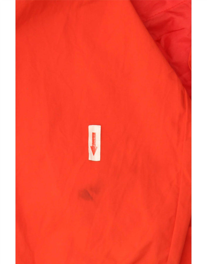 Jaqueta corta-vento masculina Jack Wills com capuz UK 36 pequena laranja nylon