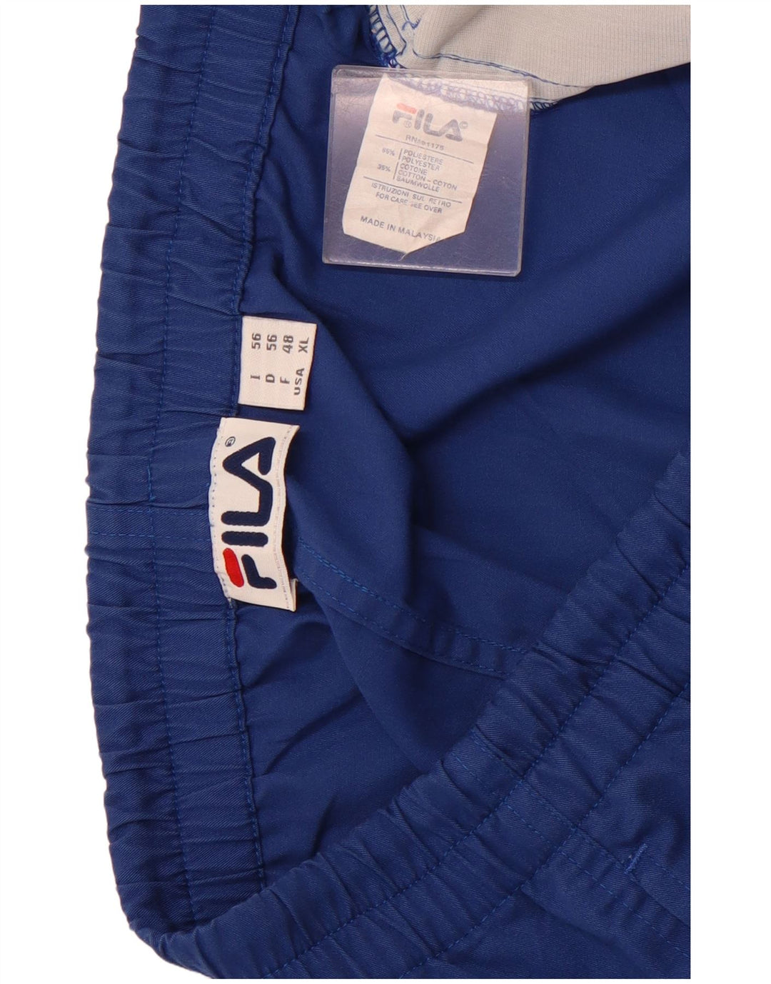 FILA Mens Sport Shorts XL Azul Poliéster