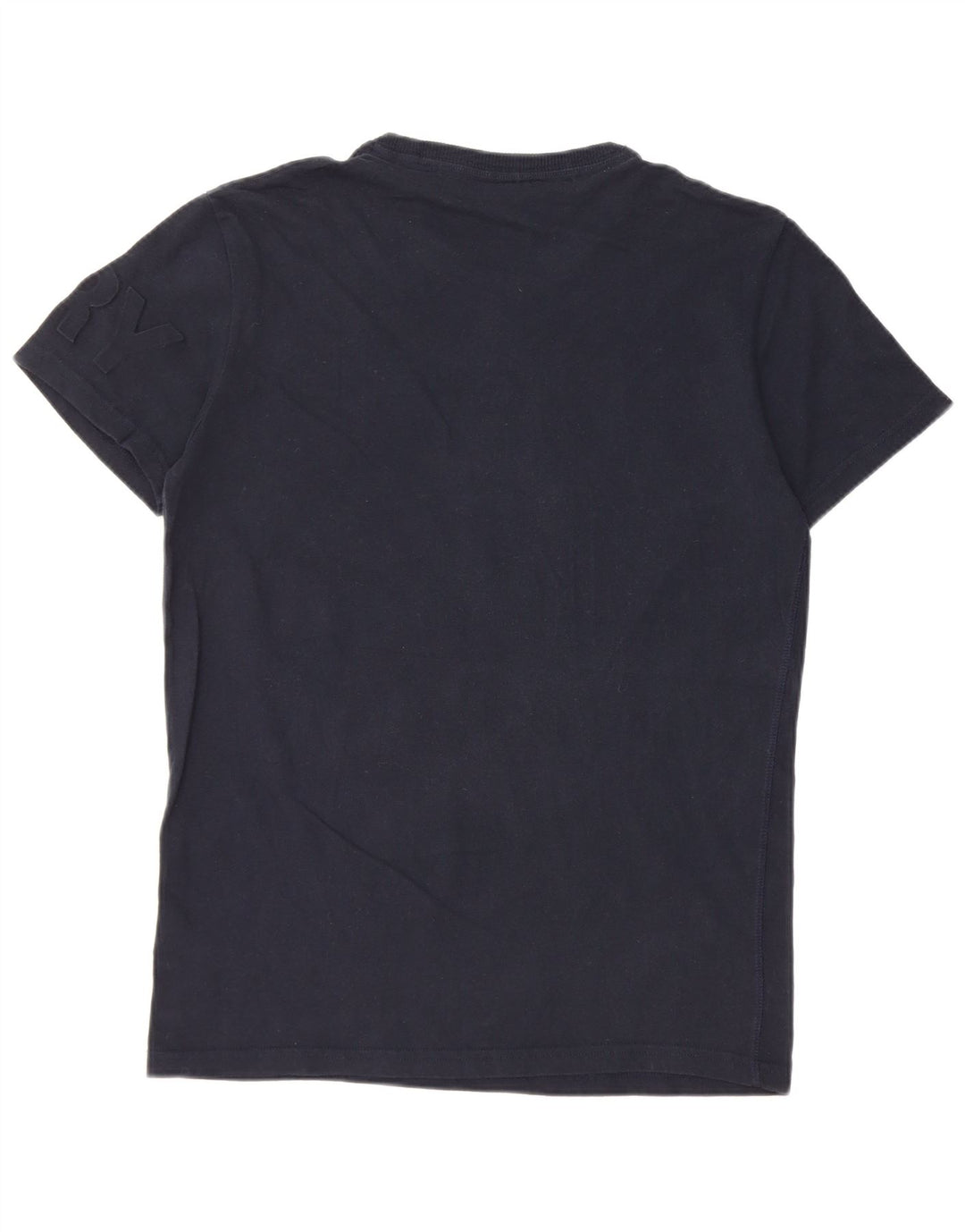 Camiseta gráfica masculina Superdry Top grande algodão azul marinho