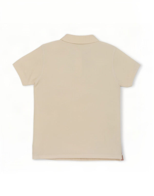 Camisa polo masculina Fat Face de algodão branco médio