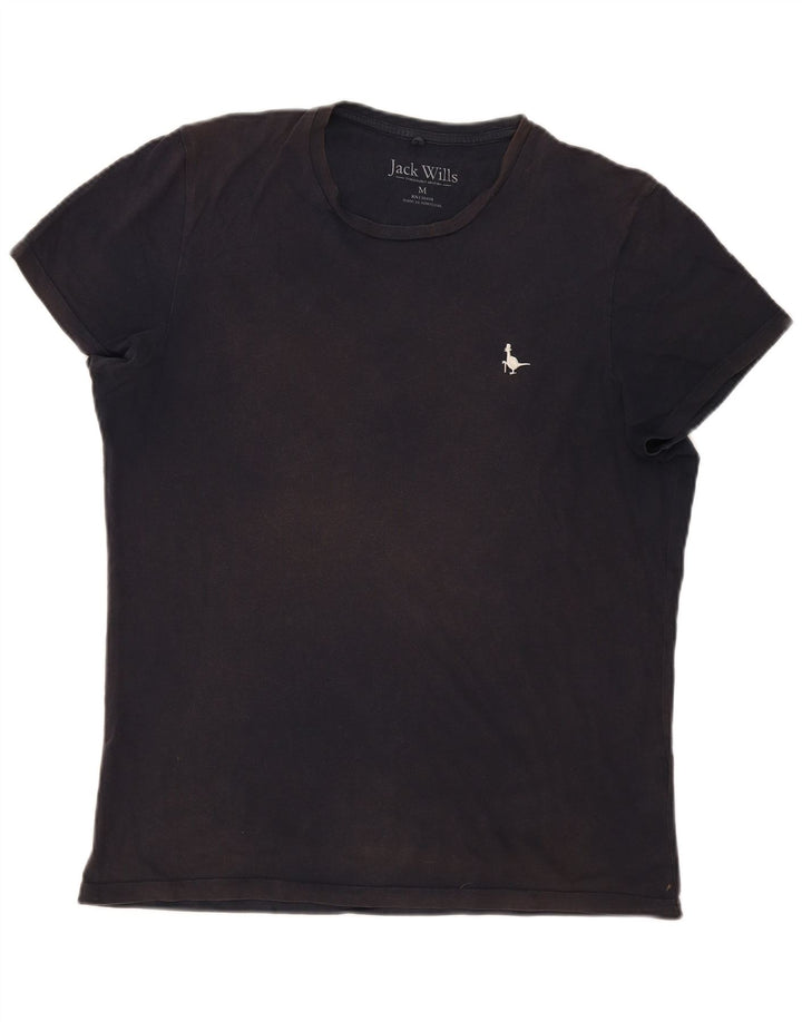 Camiseta masculina Jack Wills Top médio algodão azul marinho