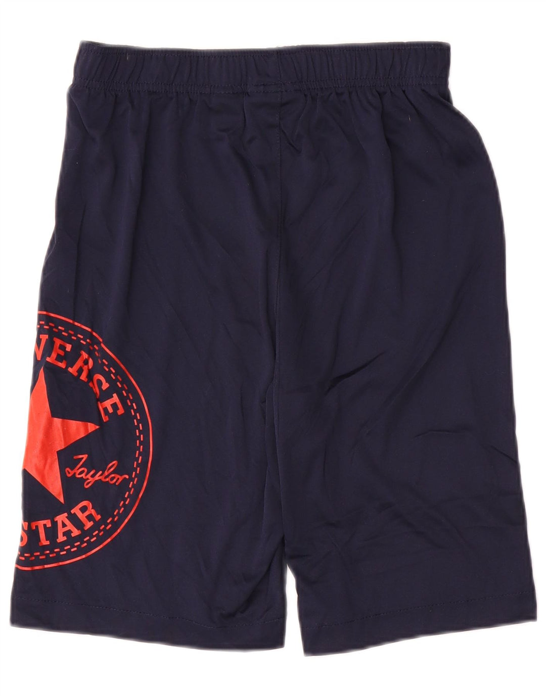 Shorts esportivos gráficos CONVERSE para meninos 13-14 anos XL azul marinho poliéster