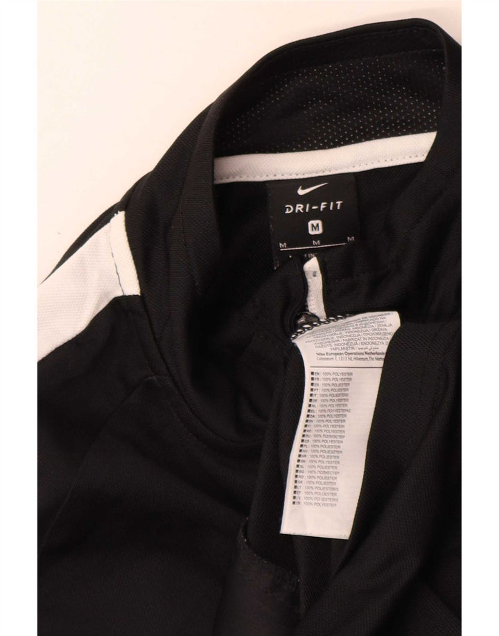 Jaqueta Nike Mens Dri Fit Tracksuit Top Médio Preto Colourblock Poliéster