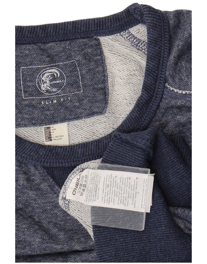 O'NEILL moletom masculino slim fit jumper médio azul marinho algodão