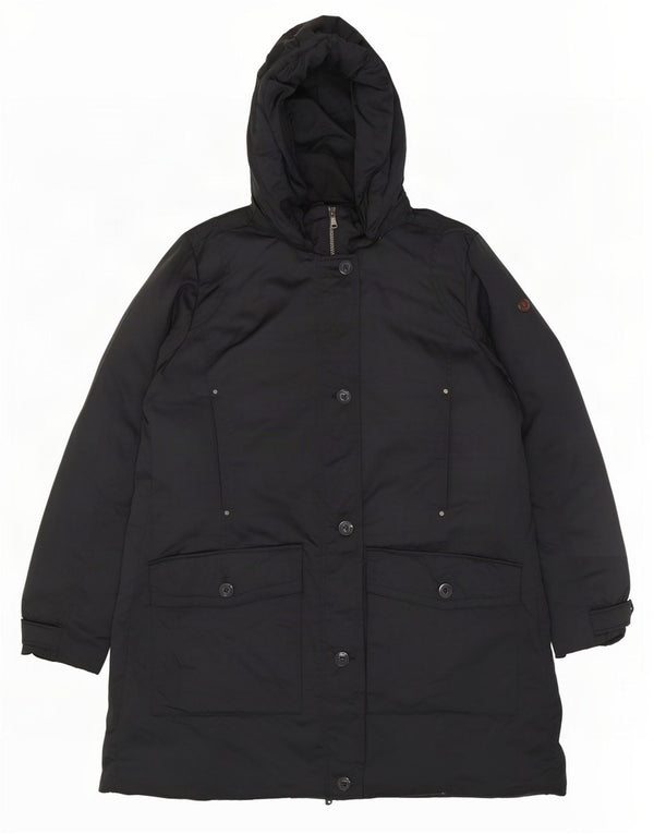 Casaco acolchoado com capuz feminino Canadiens IT 50 XL poliéster preto