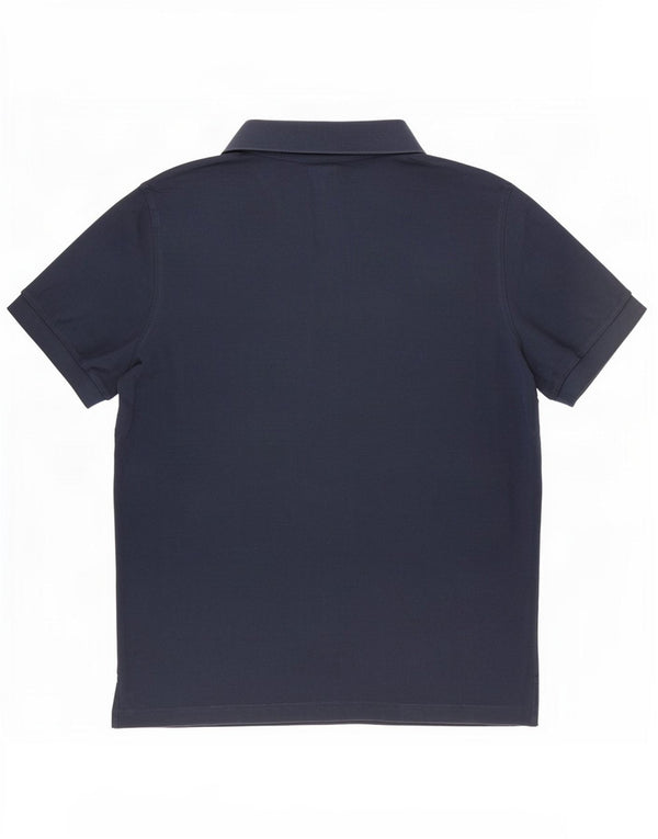 Camisa polo masculina Hugo Boss Regular Fit 2XL algodão azul marinho