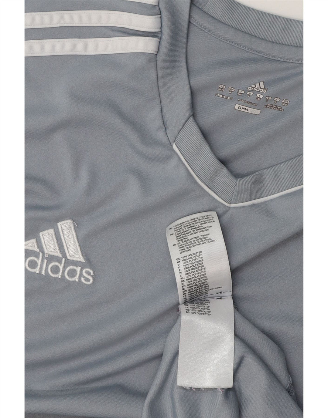 ADIDAS Masculino Climacool Vest Top UK 40/42 Médio Azul Colourblock Poliéster
