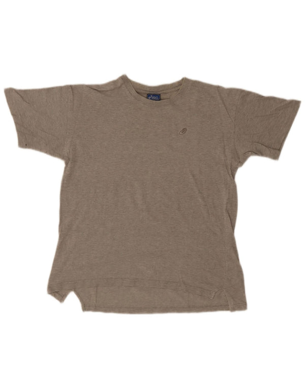 Camiseta Asics Menina Top 11-12 Anos Cinza Algodão