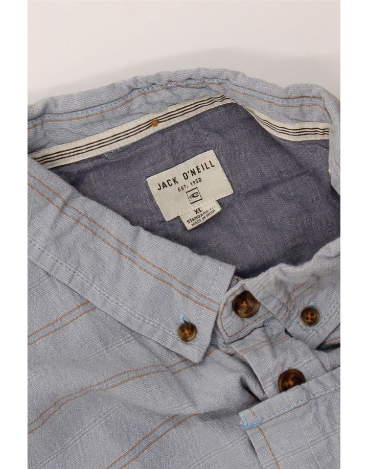 Camisa masculina de manga curta O'Neill XL listrada azul