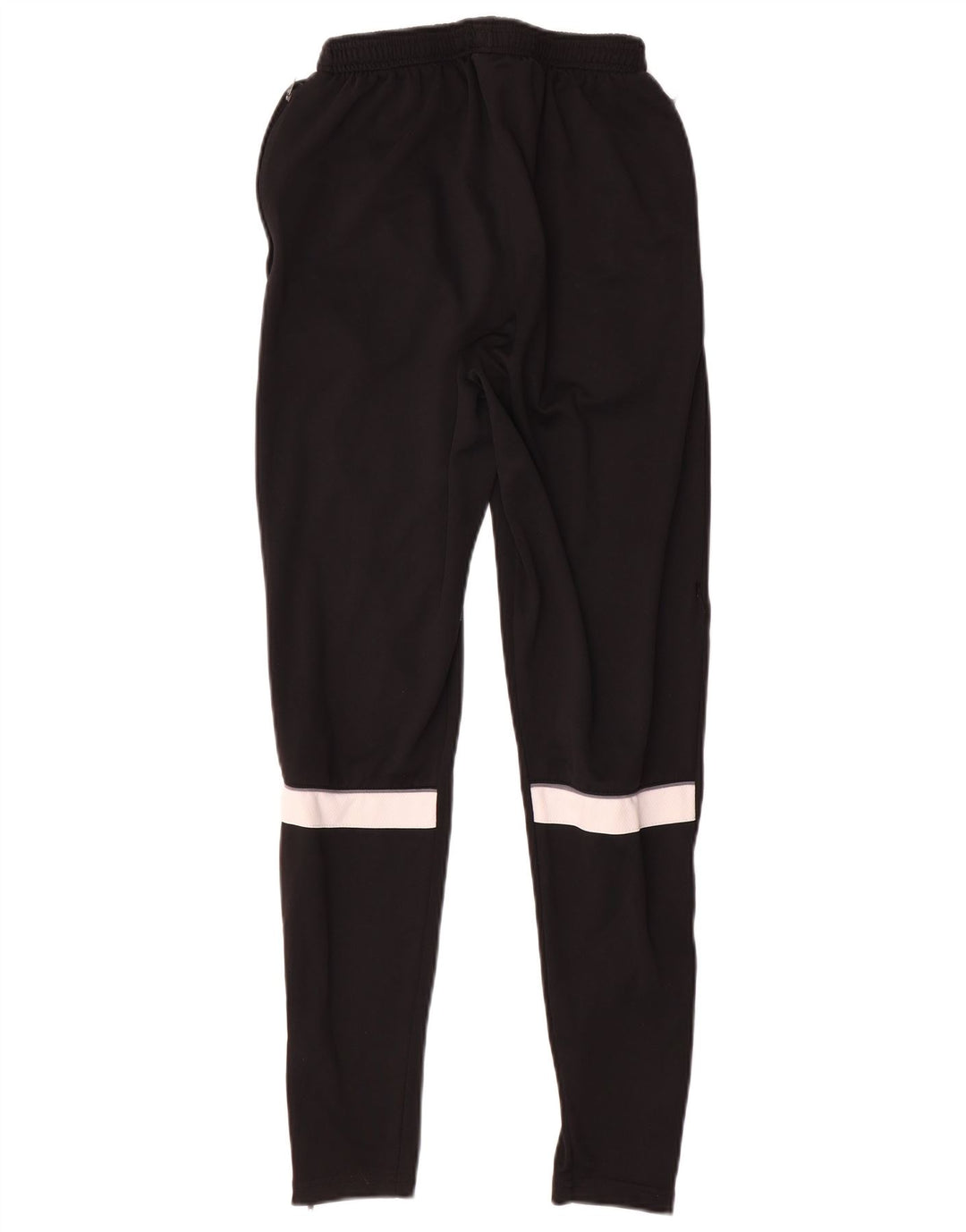 Calça de treino masculina Nike Dri Fit pequena preta colorblock poliéster