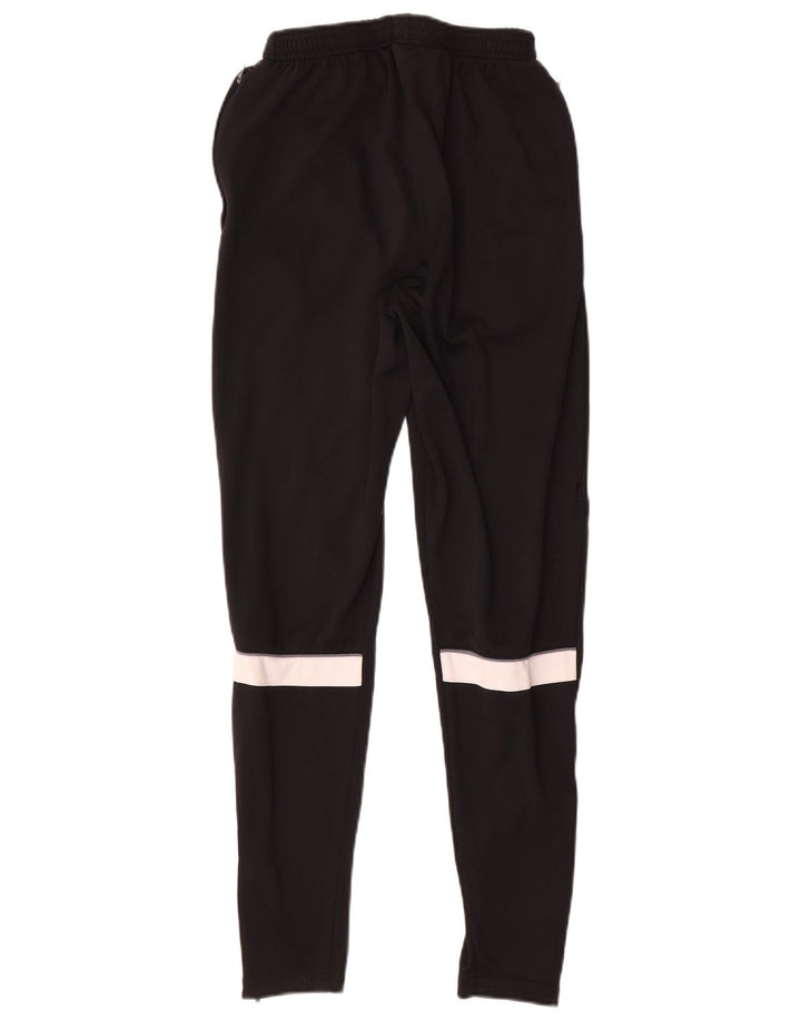 Calça de treino masculina Nike Dri Fit pequena preta colorblock poliéster