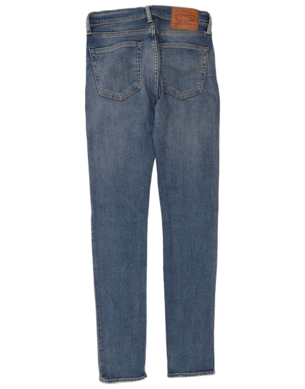 Levi's Masculino 519 Hi-Ball Skinny Jeans W30 L34 Azul Algodão