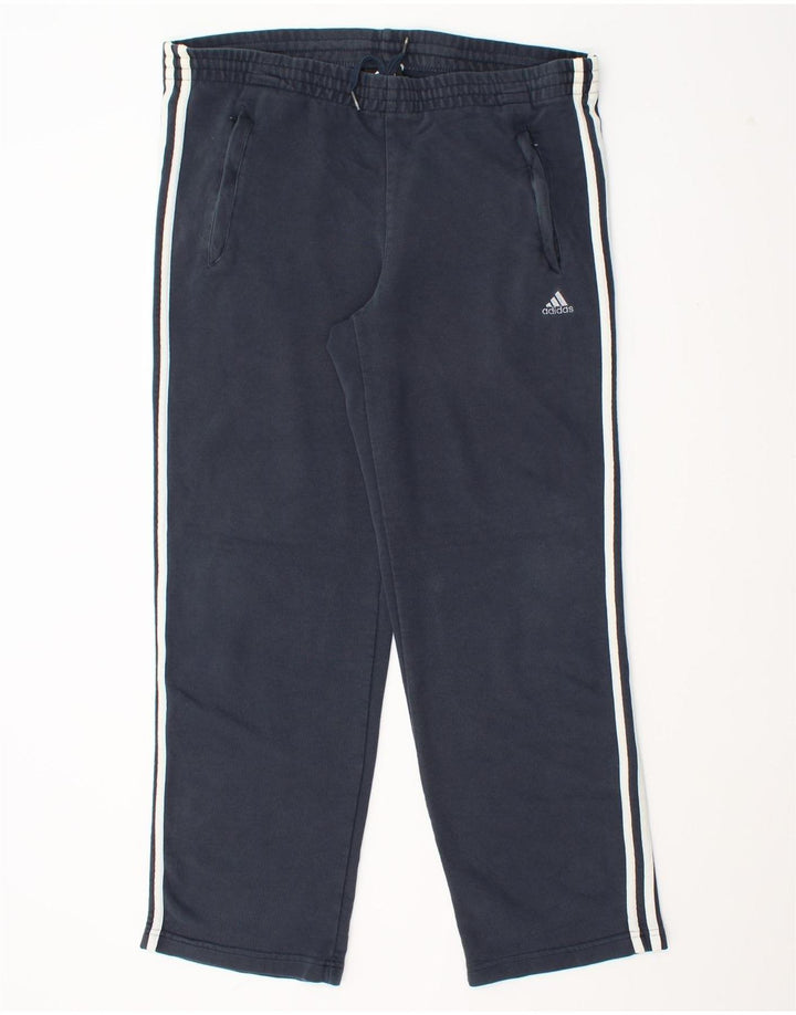 Calça Adidas Mens Clima 365 Treino Médio Azul Marinho Algodão