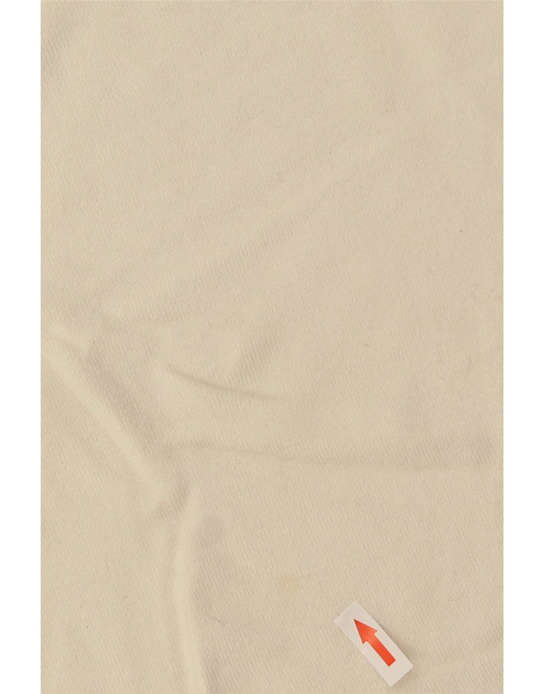 Zara Top curto feminino manga comprida UK 14 grande off white rayon