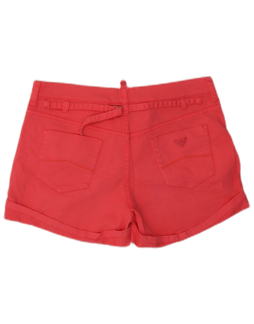 Shorts feminino casual ARMANI W27 pequeno rosa