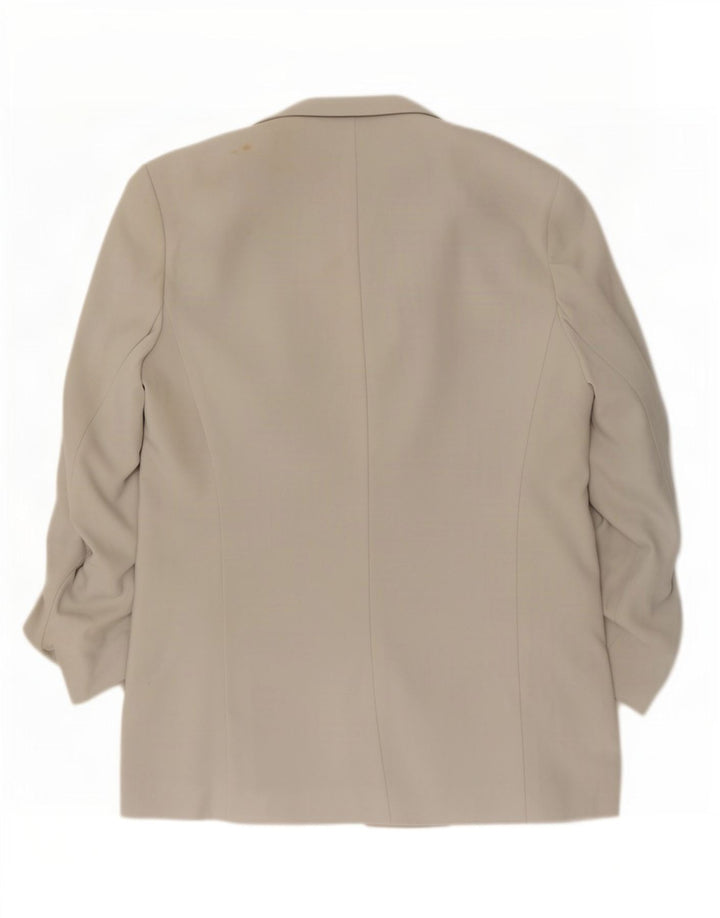 Jaqueta Marks & Spencer Longline Open Blazer Feminina Reino Unido 12 Médio Cinza