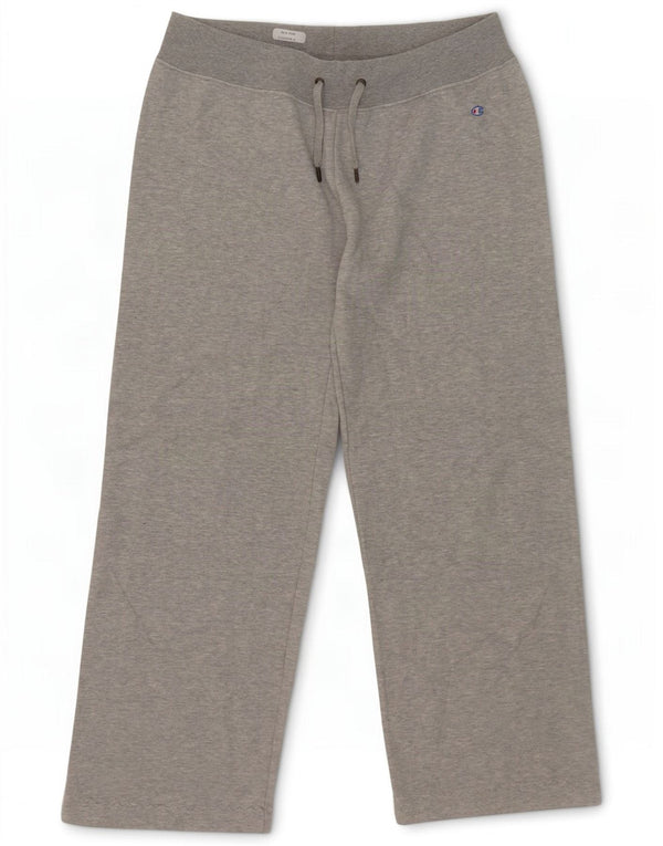 Calça de treino feminina Champion Heritage Classics UK 18 XL cinza