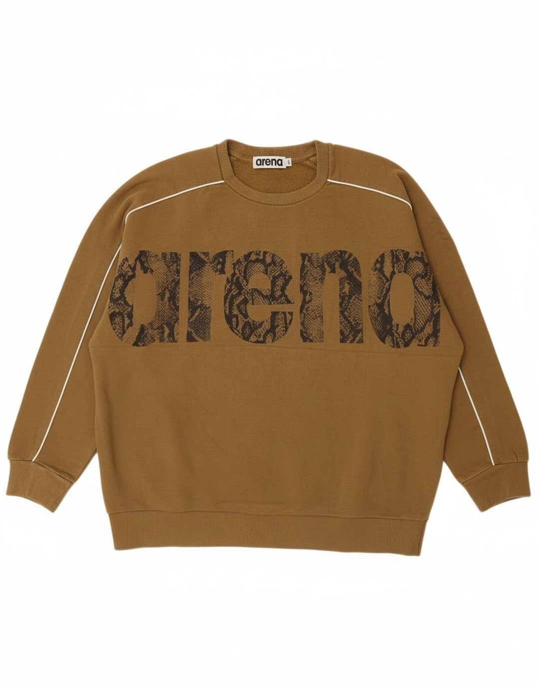 Arena moletom gráfico masculino jumper grande algodão cáqui