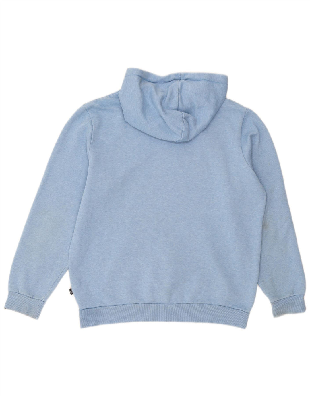 Puma masculino moletom com capuz de algodão manchado azul médio