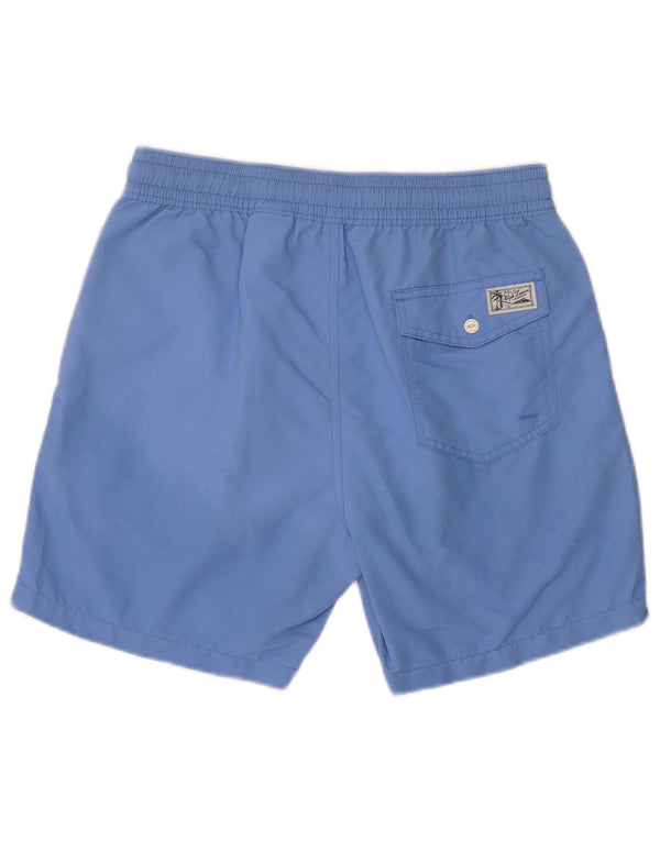 Polo Ralph Lauren Shorts de natação masculino pequeno azul nylon