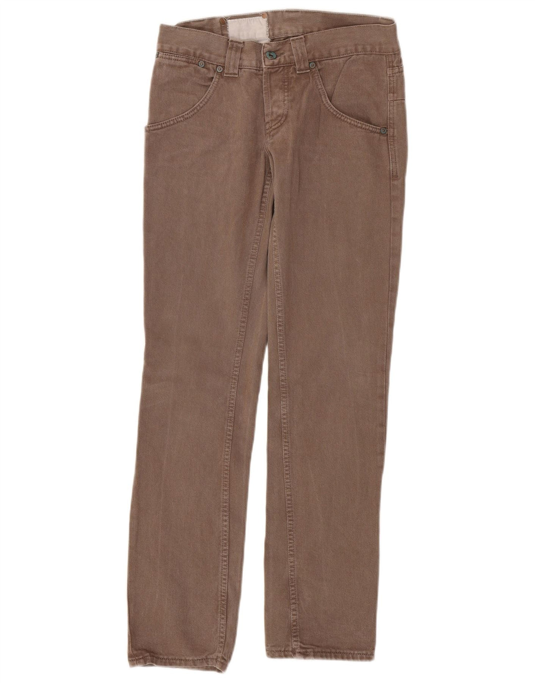 Dondup Jeans reto feminino W28 L30 bege