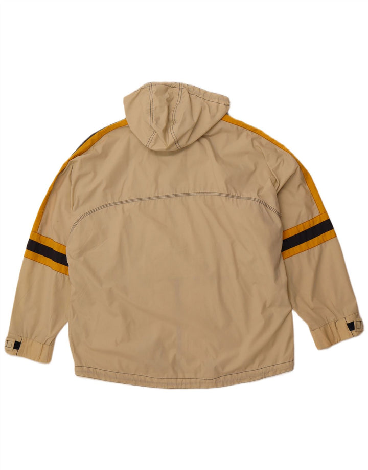 Jaqueta de chuva masculina ASTROLABIO com capuz IT 50 grande algodão colorblock verde