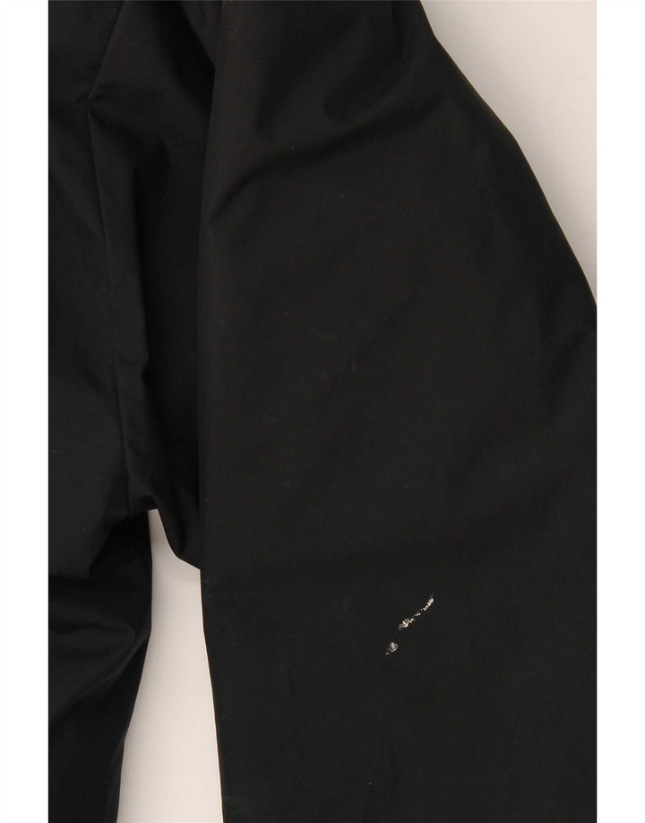 Jaqueta acolchoada com capuz masculina Adidas UK 42 XL poliéster preto