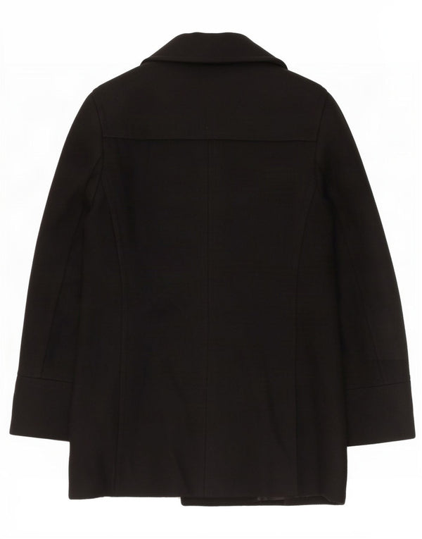 Jaqueta Blazer Feminina Topshop Reino Unido 12 Lã Preta Média