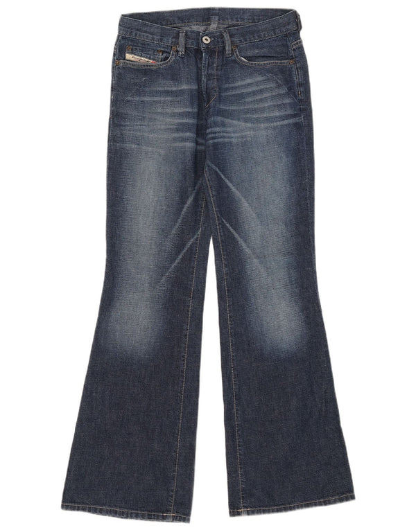 Diesel feminino bootcut jeans W28 L32 azul algodão