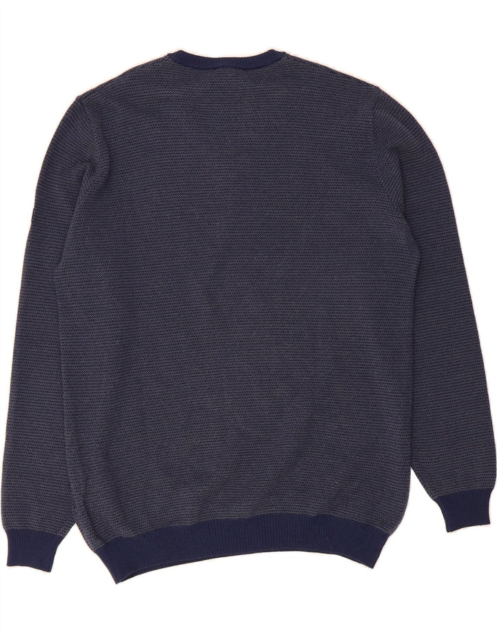 NAVIGARE Mens V-Neck Jumper Sweater 3XL Navy Blue Acrylic Vintage Navigare and Second-Hand Navigare from Messina Hembry 