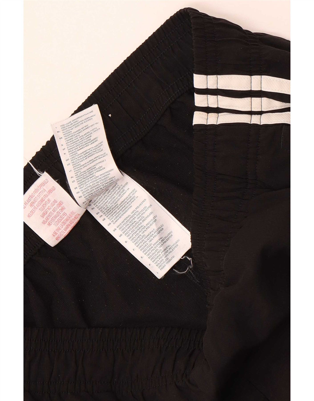 Shorts esportivos Adidas meninos 15-16 anos preto poliéster