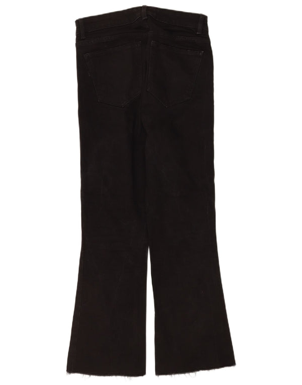 Zara Jeans feminino queimado EU 38 pequeno W28 L26 algodão preto