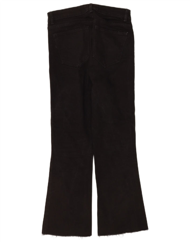 Zara Jeans feminino queimado EU 38 pequeno W28 L26 algodão preto