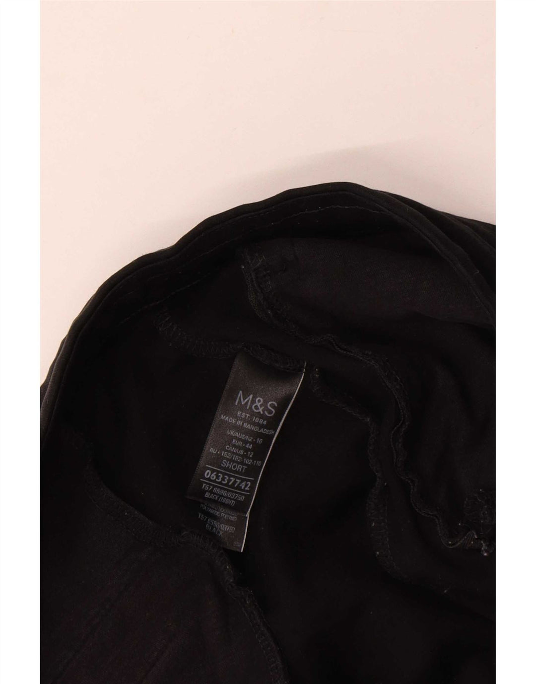 Calça de treino feminina Marks & Spencer Reino Unido 16 grande viscose preta