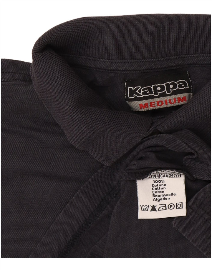Camisa polo masculina Kappa de algodão azul marinho médio