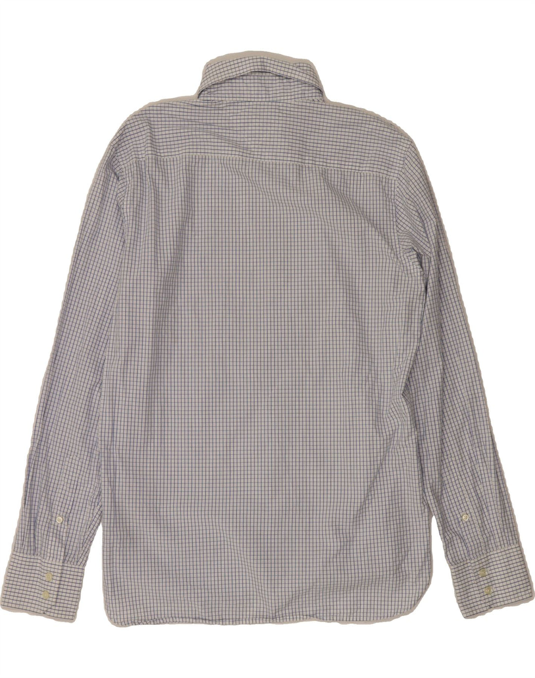 TOMMY HILFIGER Mens Shirt Medium Blue Check Cotton Vintage Tommy Hilfiger and Second-Hand Tommy Hilfiger from Messina Hembry 