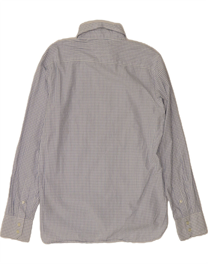 TOMMY HILFIGER Mens Shirt Medium Blue Check Cotton Vintage Tommy Hilfiger and Second-Hand Tommy Hilfiger from Messina Hembry 