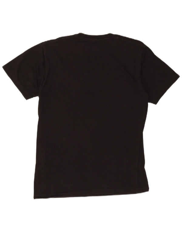 Camiseta masculina gráfica VANS Top médio algodão preto