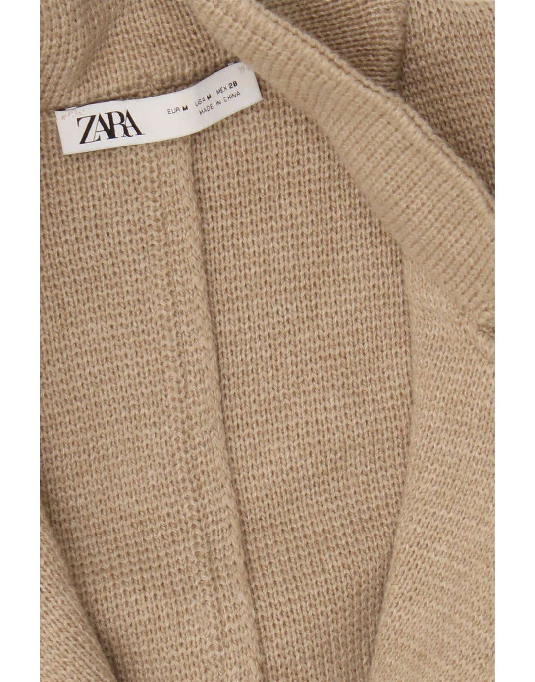 Sobretudo feminino Zara UK 14 médio bege