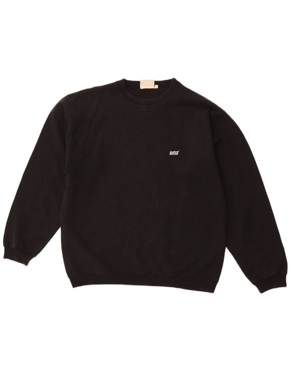 RIFLE moletom masculino Jumper XL algodão preto