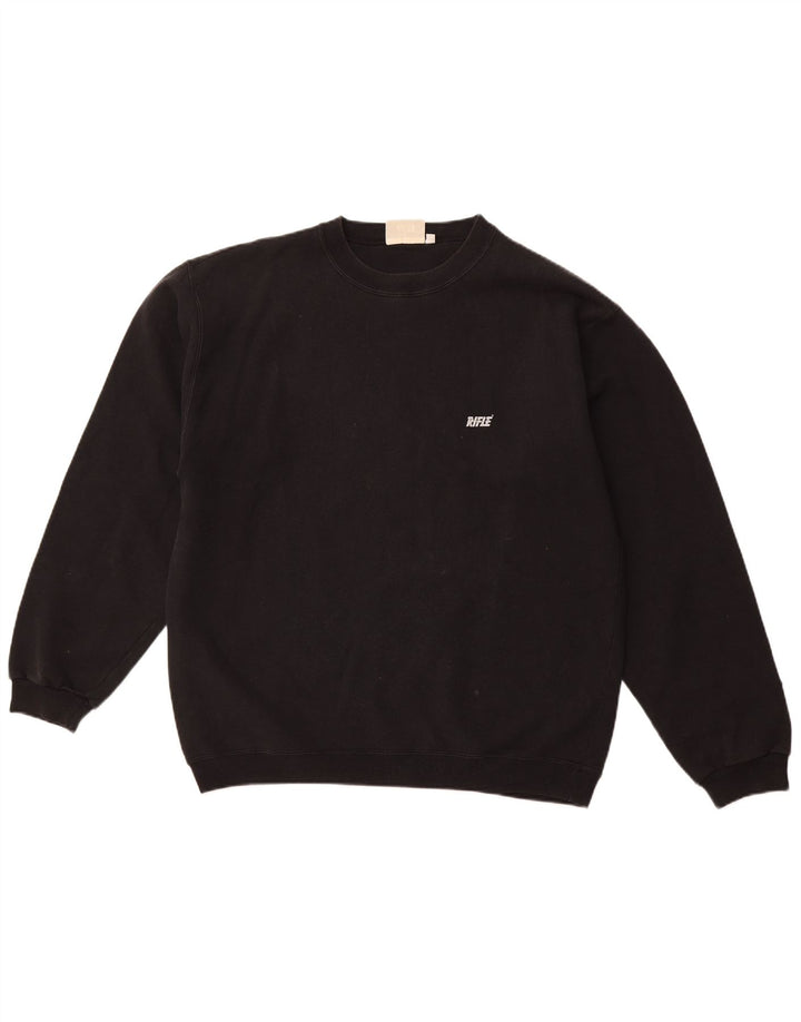 RIFLE moletom masculino Jumper XL algodão preto