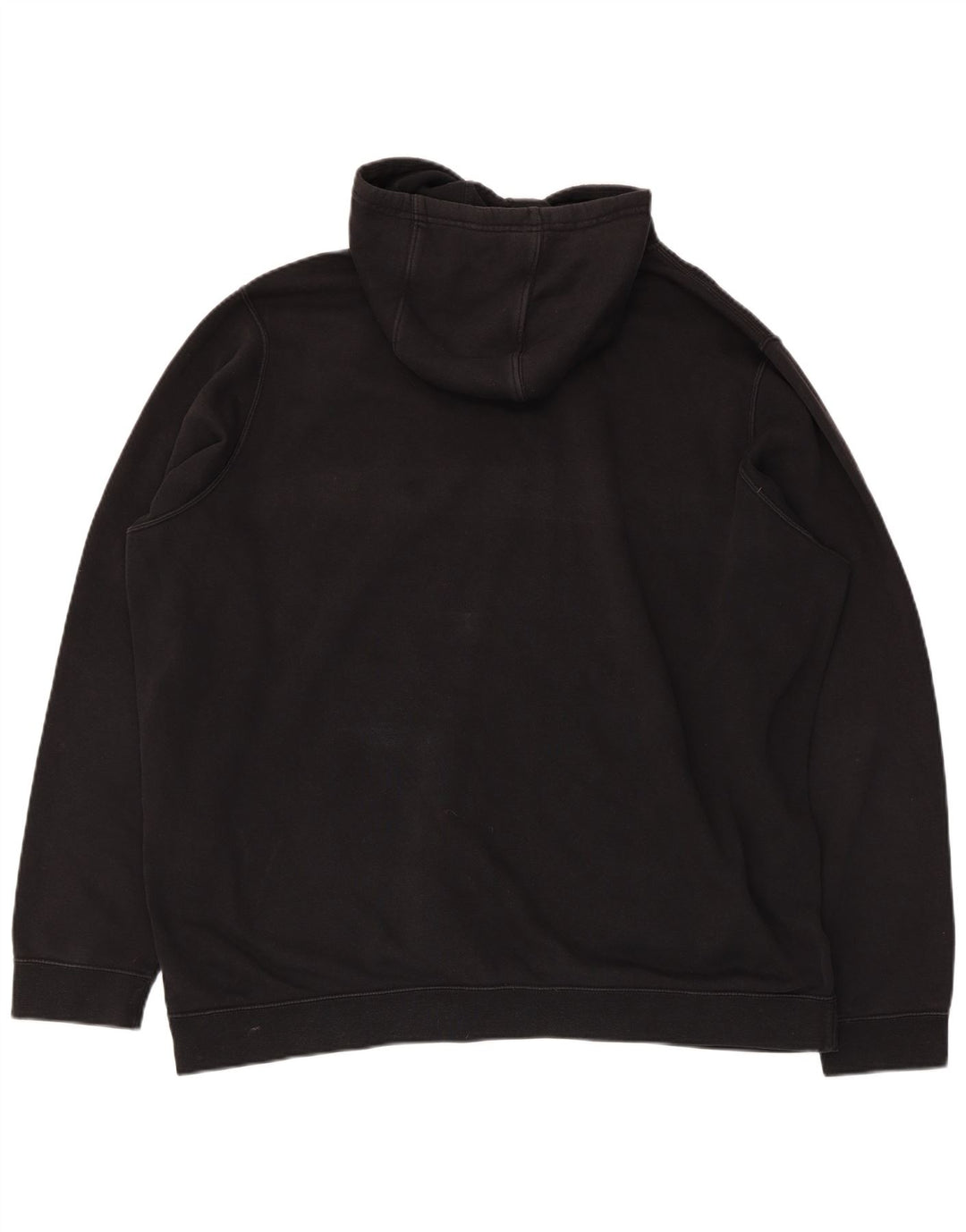 NIKE Mens Hoodie Jumper 2XL Algodão Preto