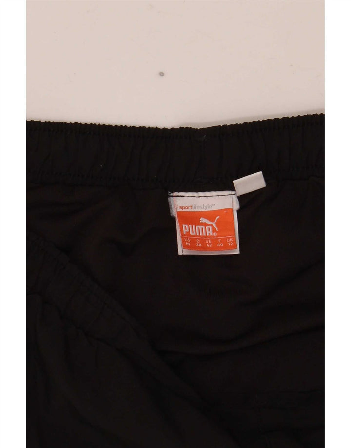 Shorts esportivos femininos Puma UK 12 médio preto colorblock
