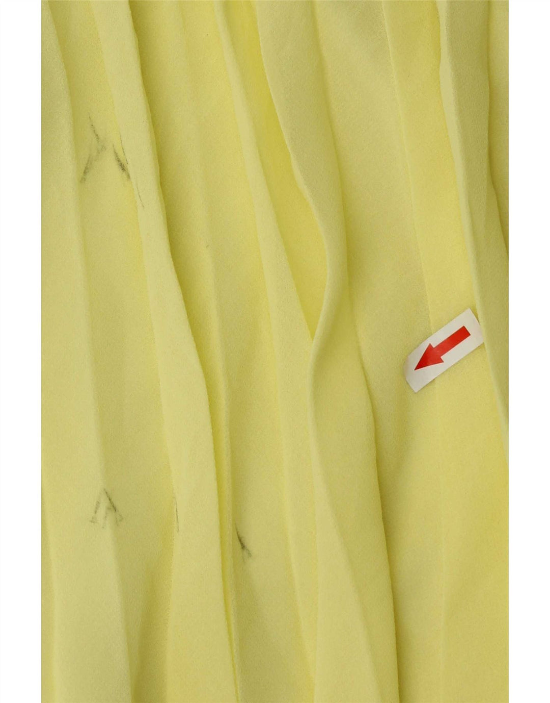 Vestido maxi feminino sem mangas Zara UK 12 amarelo médio