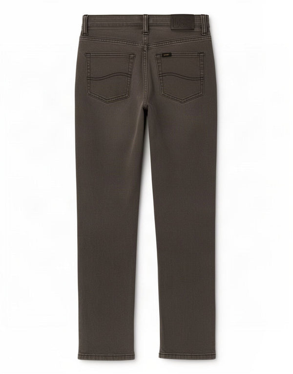 Lee Boys Slim Jeans 13-14 Anos W26 L27 Cinza Algodão